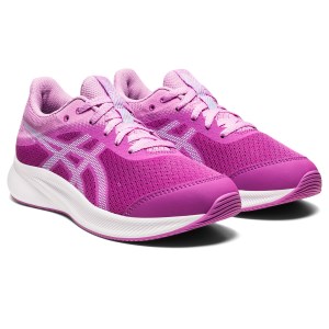 Asics Patriot 13 GS - Kids Running Shoes - Orchid/Soft Sky