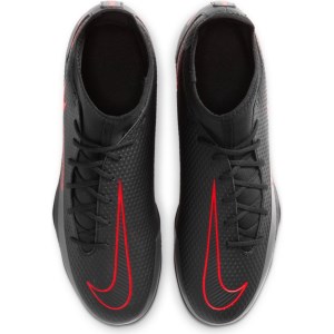 Nike Phantom GT Club DF GF/MG - Mens Football Boots - Black/Chile Red/Dark Smoke Grey