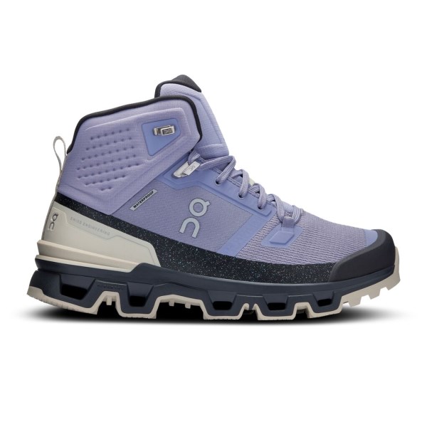 On Cloudrock 2 Waterproof - Womens Hiking Shoes - Alloy/Eclipse