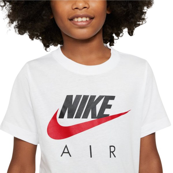 Nike Sportswear Air Kids Boys T-Shirt - White/University Red
