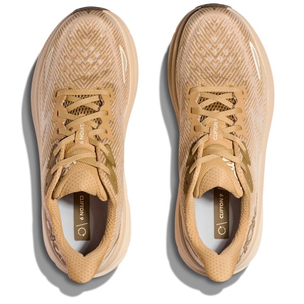 Hoka Clifton 9 - Mens Running Shoes - Wheat/Shifting Sand