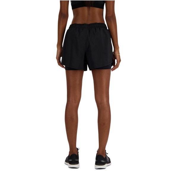 New Balance Sports Essentials 3 Inch Womens Running Shorts - Black