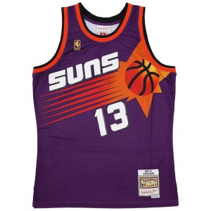 Mitchell & Ness Phoenix Suns Steve Nash Road 1996-97 NBA Swingman Mens Basketball Jersey - Purple