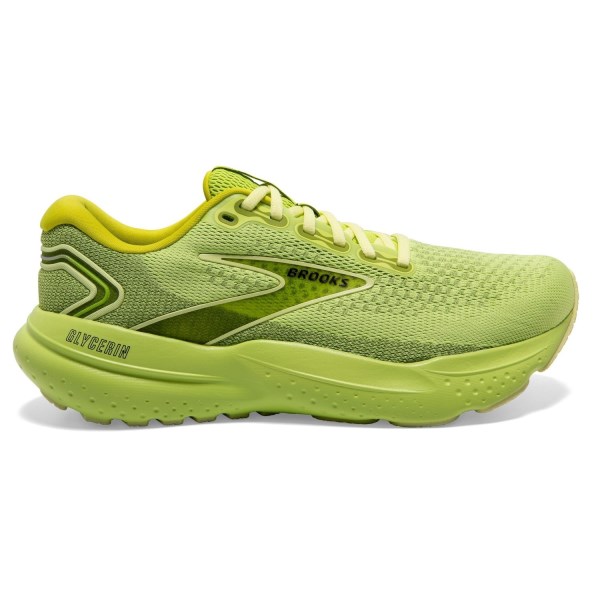 Brooks Glycerin 21 - Mens Running Shoes - Love Bird/Pale Yellow/Lime