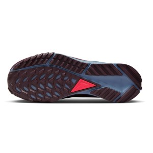 Nike React Pegasus Trail 4 - Mens Trail Running Shoes - Deep Jungle/Night Maroon/Khaki