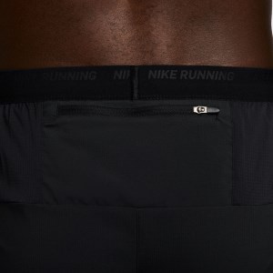 Nike Flex Stride 5 Inch Brief-Lined Mens Running Shorts - Black/Photon Dust/White