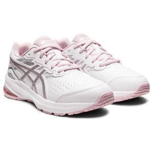 Asics GT-1000 SL 2 GS - Kids Cross Training Shoes - White/Pure Silver/Pink