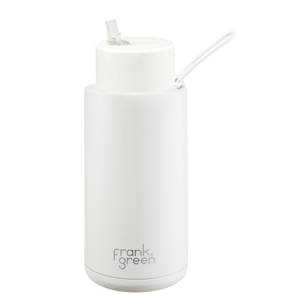 Frank Green Ceramic Reusable Straw Lid 1L Bottle - Cloud