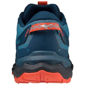 Mizuno Wave Daichi 7 - Mens Trail Running Shoes - Moroccan Blue/Algiers Blue/Grenadine