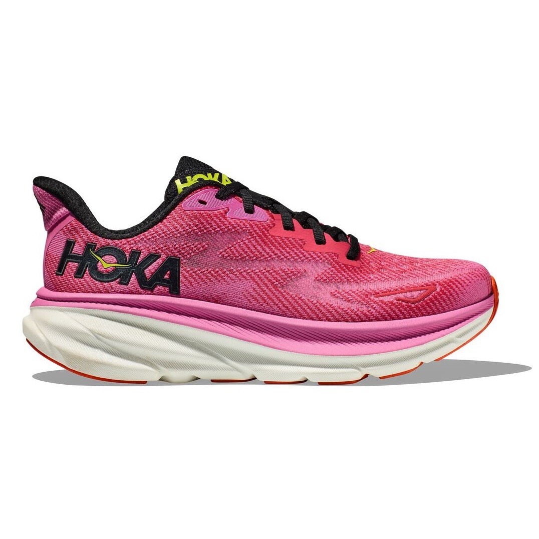 Hoka Clifton 9 - Womens Running Shoes - Raspberry/Strawberry | Sportitude