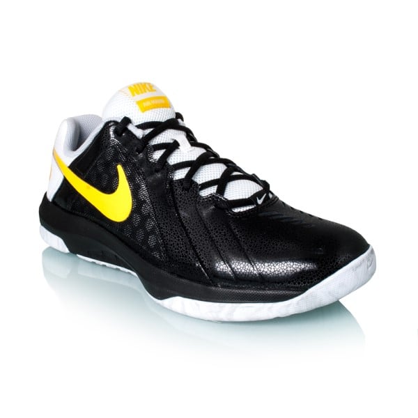 Nike Air Mavin Low - Mens Basketball Shoes - Black/Varsity Maize/White