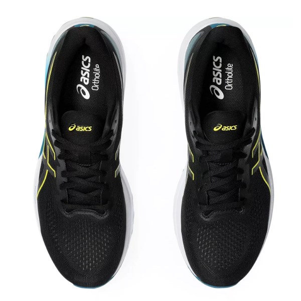 Asics GT-1000 12 - Mens Running Shoes - Black/Bright Yellow