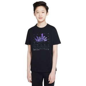 Nike Sportswear Kids Boys T-Shirt - Black/Hyper Grape