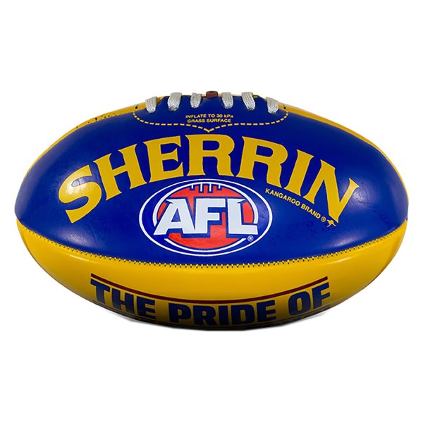 Sherrin Brisbane Lions Replica AFL Mini Football - Yellow/Blue/Red