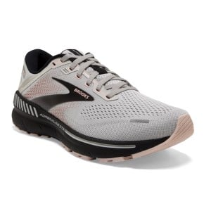 Brooks Adrenaline GTS 22 - Womens Running Shoes - Grey/Rose/Black