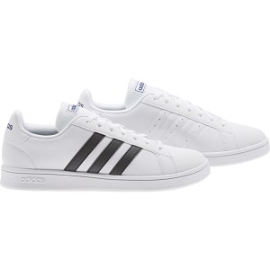 Adidas Grand Court Base - Mens Sneakers - Footwear White/Core Black/Dark Blue