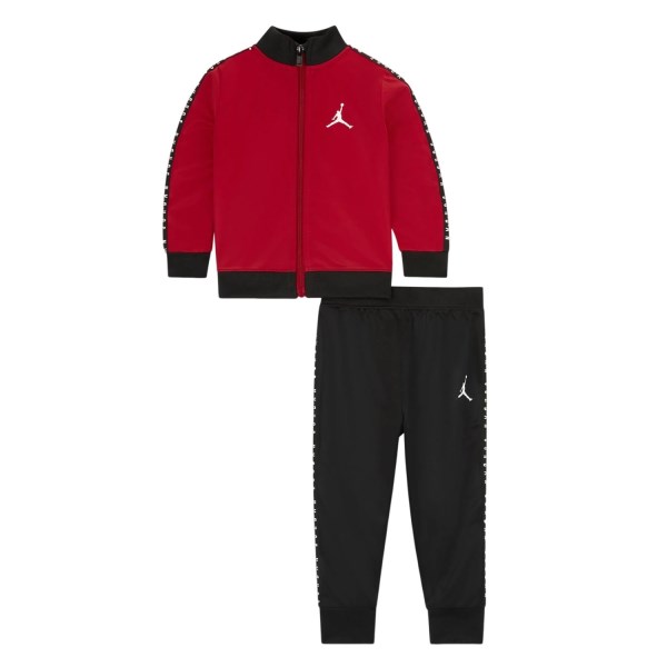Jordan Air Tricot Baby Tracksuit Set - Black/Gym Red