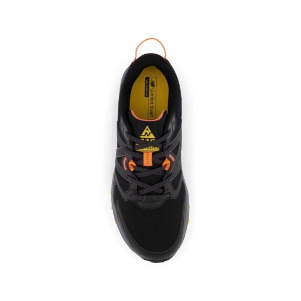 New Balance 410v7 - Mens Trail Running Shoes - Black/Grey/Orange