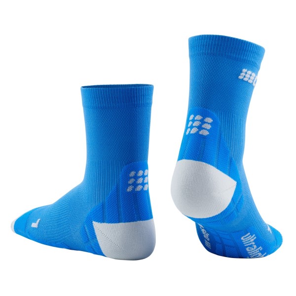 CEP Ultra Light V2 Short Cut Running Socks - Blue/Grey