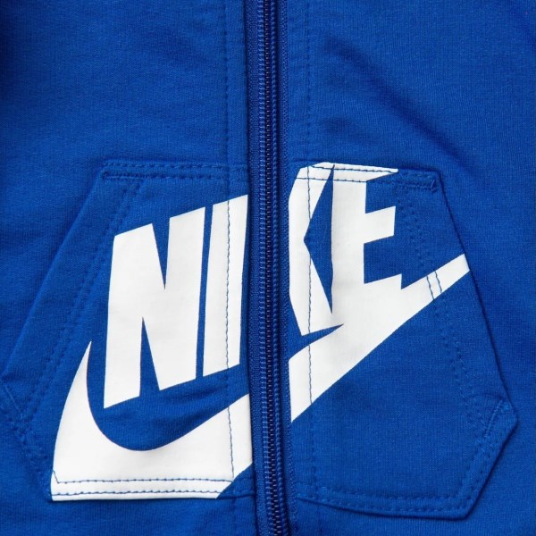 Nike Hooded French Terry Infant Coverall - Game Royal