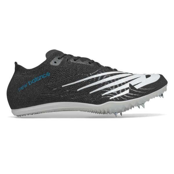 New Balance MD 800v7 - Womens Middle Distance Track Spikes - Black/White