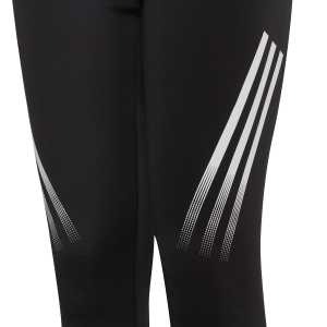 Adidas Believe This Aeroready 3-Stripes High-Rise Stretch Girls Training Tights - Black/White