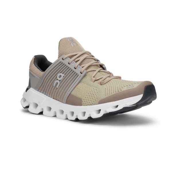 On Cloudswift Classic - Mens Running Shoes - Sand/Grey