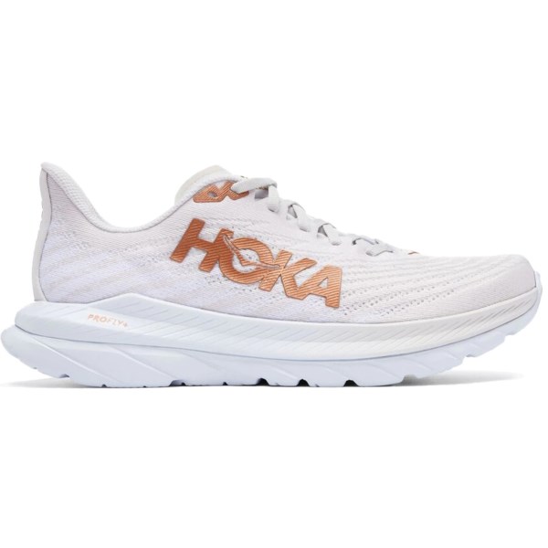 Hoka Mach 5 - Womens Running Shoes - White/Copper
