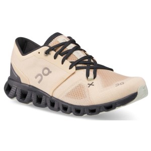 On Cloud X 3 - Womens Running Shoes - Fawn/Magnet