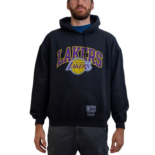 Mitchell & Ness LA Lakers Collegiate Arch NBA Unisex Basketball Hoodie - LA Lakers