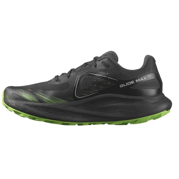 Salomon Glide Max TR - Mens Trail Running Shoes - India Ink/Black/Green Gecko