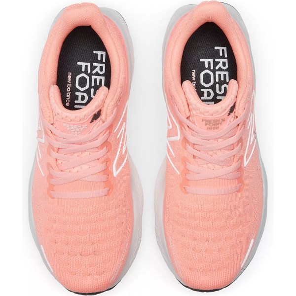 New Balance Fresh Foam X 1080v12 - Womens Running Shoes - Grapefruit/Washed Pink/Quartz Grey