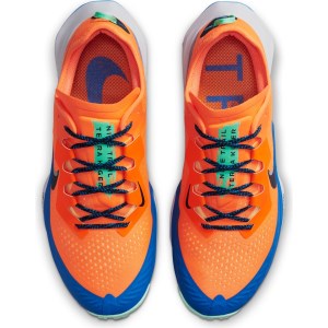 Nike Air Zoom Terra Kiger 7 - Mens Trail Running Shoes - Total Orange/Obsidian/Signal Blue