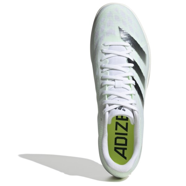Adidas Adizero LJ - Unisex Long Jump Spikes - Cloud White/Core Black/Green Spark