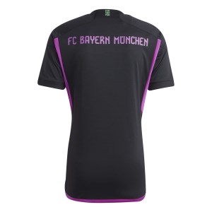 Adidas FC Bayern 2023/24 Away Mens Soccer Jersey - Black