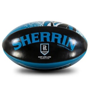 Sherrin Port Adelaide Power Replica AFL Mini Football