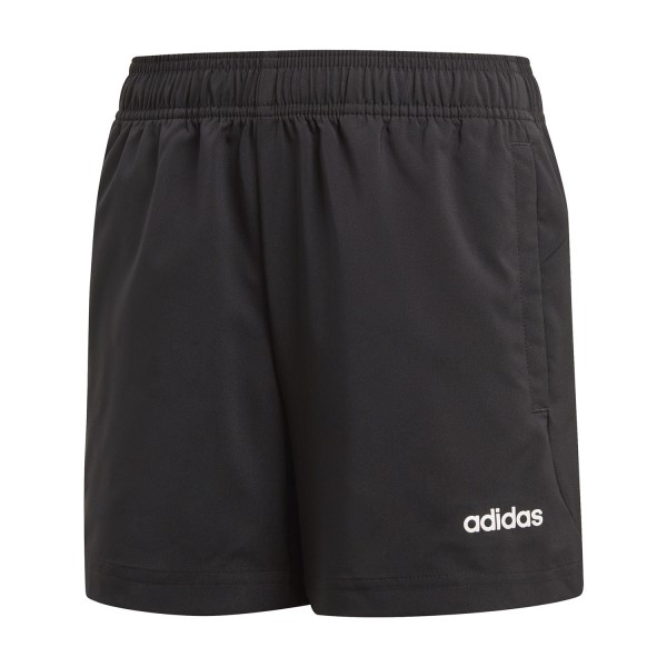Adidas Essentials Plain Chelsea Kids Boys Training Shorts - Black/White