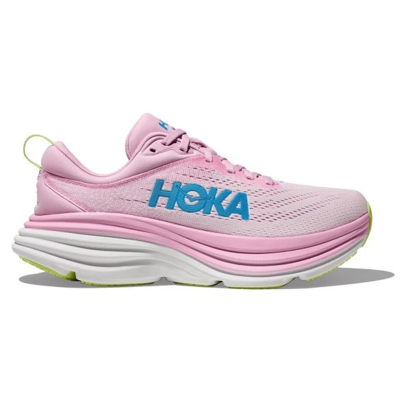 Hoka Bondi 8 - Womens Running Shoes - Pink Twilight/Waterpark