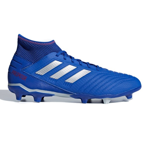 Adidas Predator 19.3 Firm Ground - Mens Football Boots - Bold Blue/Silver/Active Red