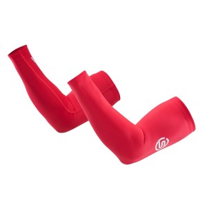 Skins Series-1 Unisex Compression Arm Sleeves - Red