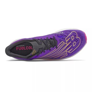 New Balance FuelCell RC Elite v2 - Mens Road Racing Shoes - Deep Violet/Black