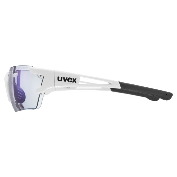 UVEX Sportstyle 803 Race Variomatic Light Reacting Multi Sport Sunglasses - Small - White
