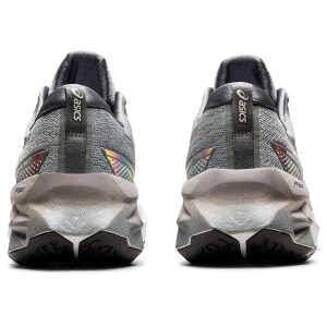 Asics NovaBlast 2 Platinum - Mens Running Shoes - Piedmont Grey/White