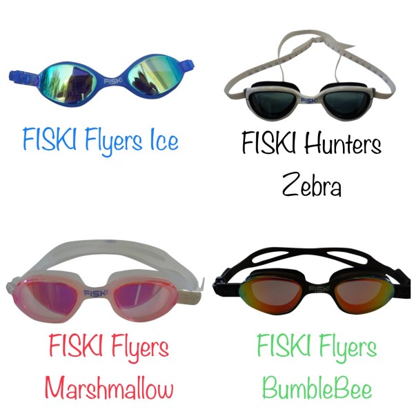 Fiski Hunters Swimming Goggles - Zebra