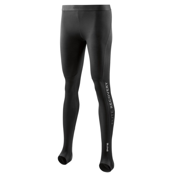 Skins DNAmic Elite Womens Compression Long Tights for Recovery - Black