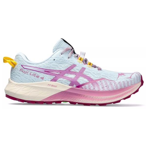 Asics Fuji Lite 4 - Womens Trail Running Shoes - Light Blue/Blueberry