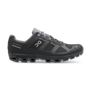 On Cloudventure Waterproof 2 - Mens Trail Running Shoes - Black/Graphite