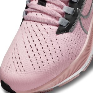Nike Air Zoom Pegasus 38 GS - Kids Running Shoes - Pink Foam/Metallic Silver/Black