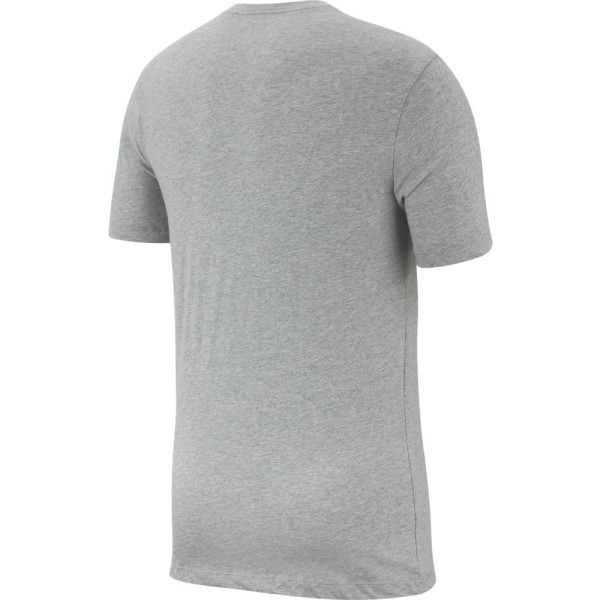 Nike Sportswear Brand Mark Mens T-Shirt - Dark Grey Heather/Black/University Red