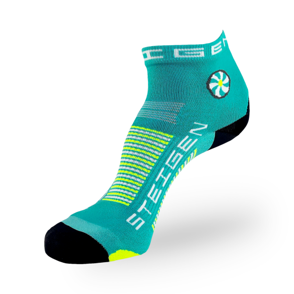 Steigen Quarter Length Running Socks - Seaside | Sportitude
